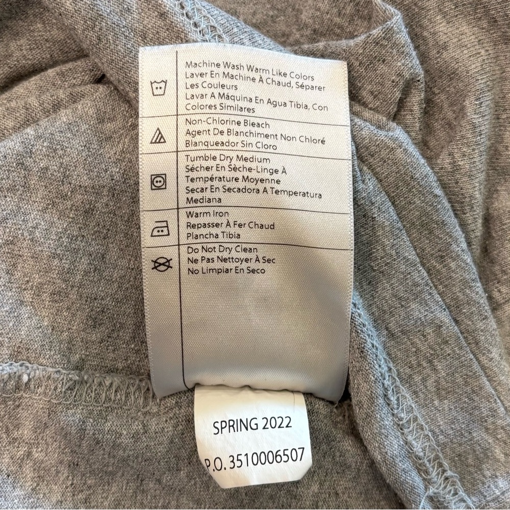 Carhartt Loose Fit Heavyweight Short Sleeve Pocket Henley Men's 4XL Heather Gray - Picture 8 of 8